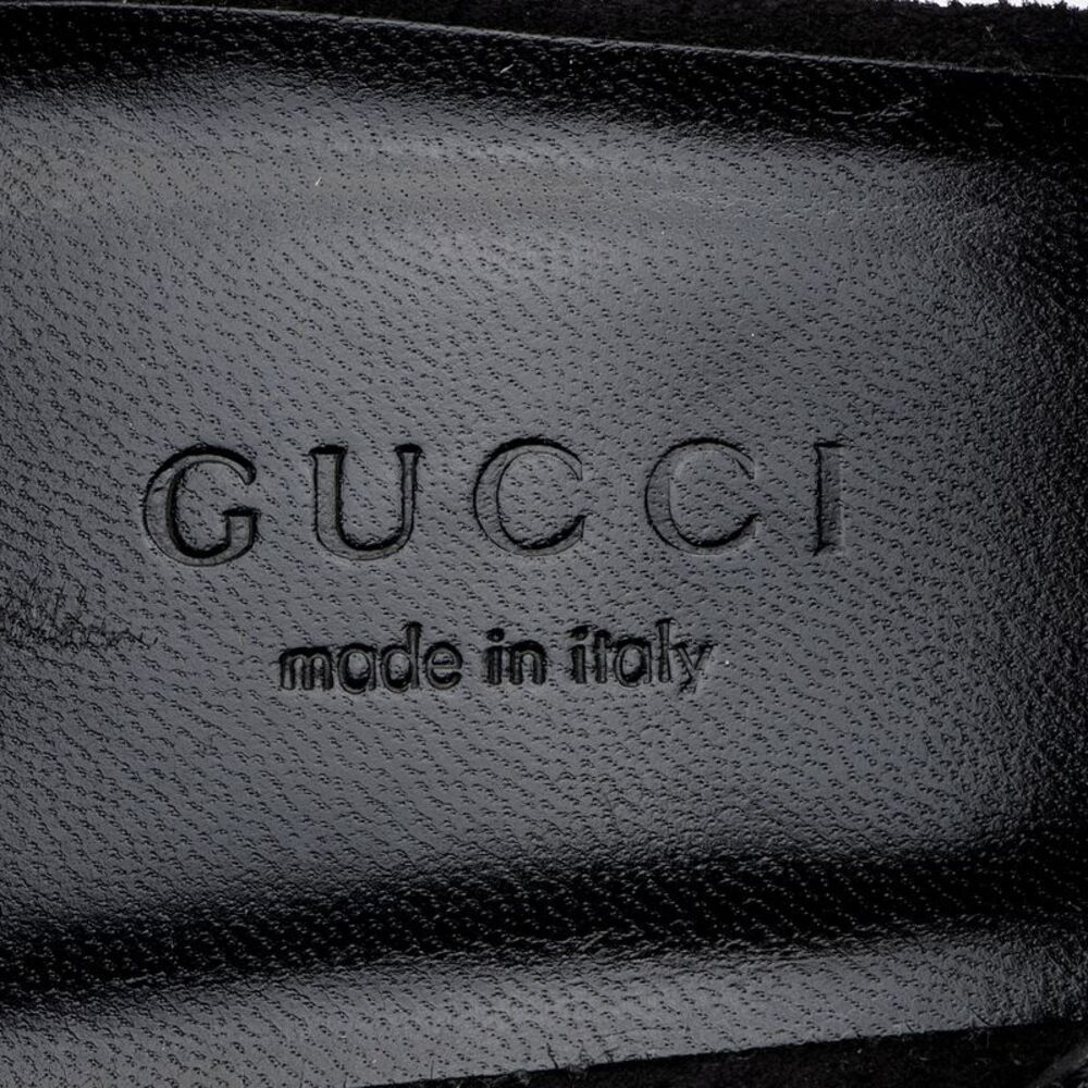 Gucci Suede Crystal Mallory Sandals - Size 8.5 / 38.5 - Picture 7 of 7